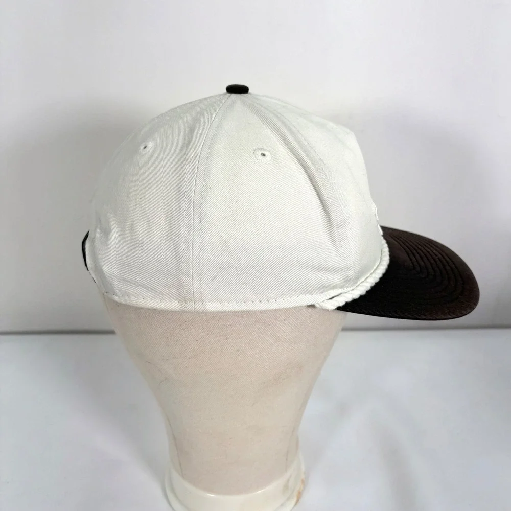 New Era Dallas Cowboys Snapback Hat White Navy Retro Logo Rope 9FIFTY NFL Cap